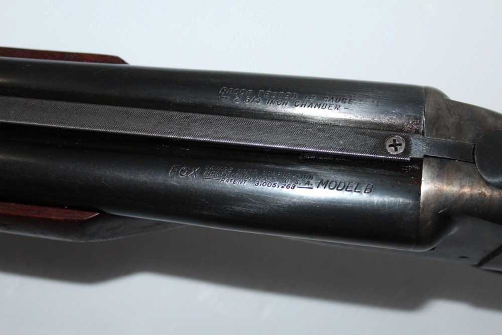 Savage FOX Model B BST 12 GA 28" Side by Side SxS Shotgun 2 3/4" Pre-1968  -img-46