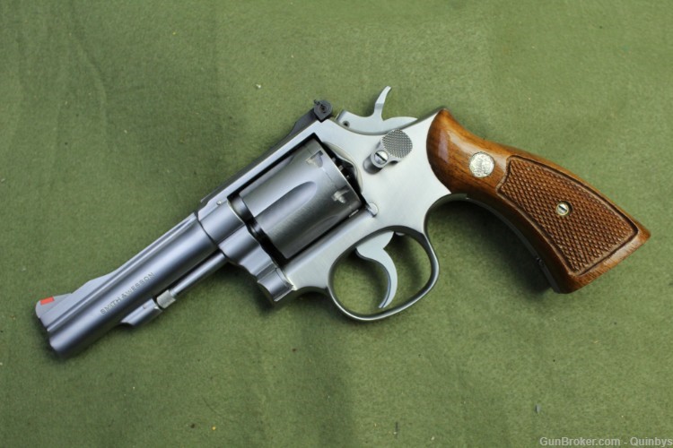 Smith & Wesson S&W 67 No Dash Stainless 38 Special 4 inch Revolver-img-0