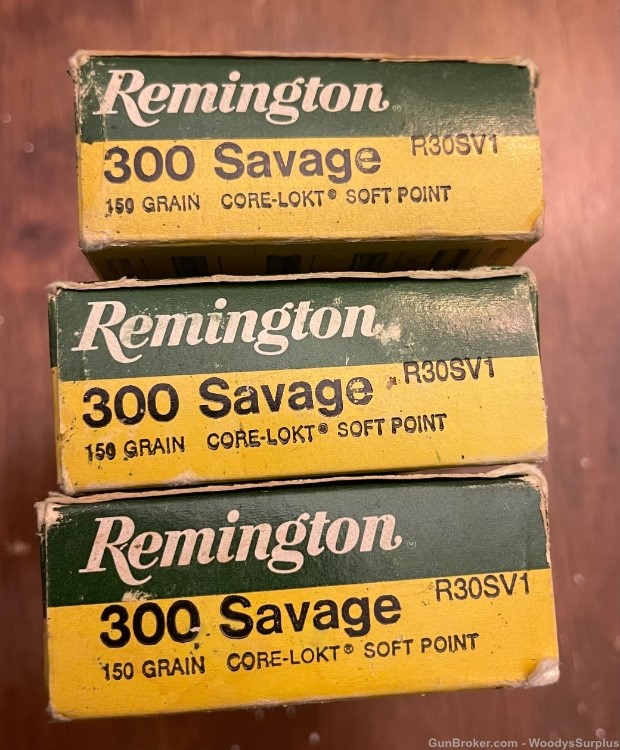 60 rds Remington 300 savage ammunition .300 150gr-img-0