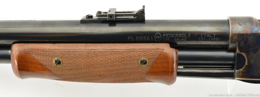 Excellent LNIB Pedersoli Lightning Rifle 44-40 Premium Model Case Color-img-9