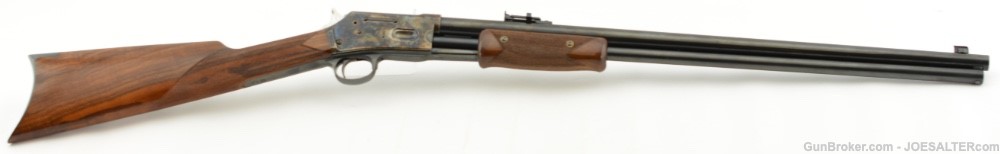 Excellent LNIB Pedersoli Lightning Rifle 44-40 Premium Model Case Color-img-1