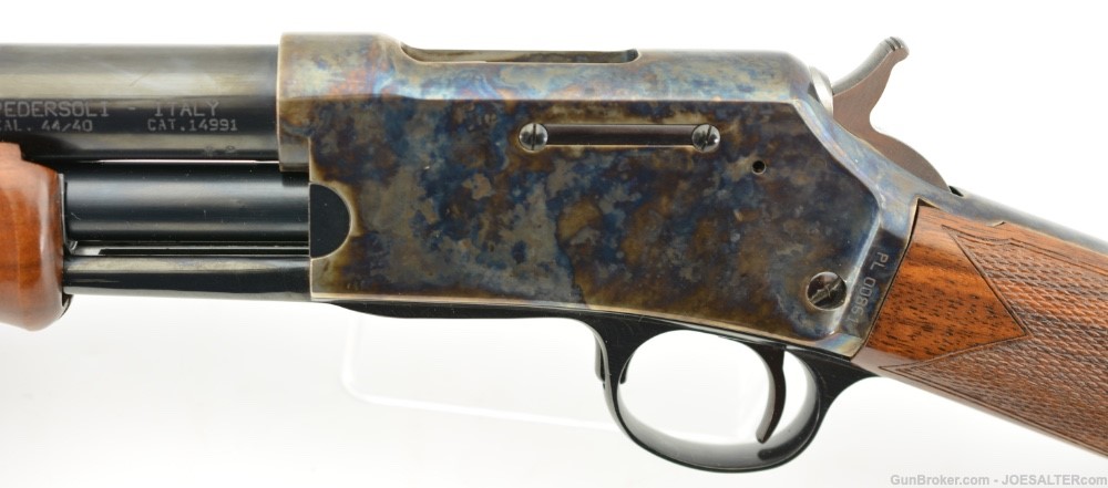 Excellent LNIB Pedersoli Lightning Rifle 44-40 Premium Model Case Color-img-8