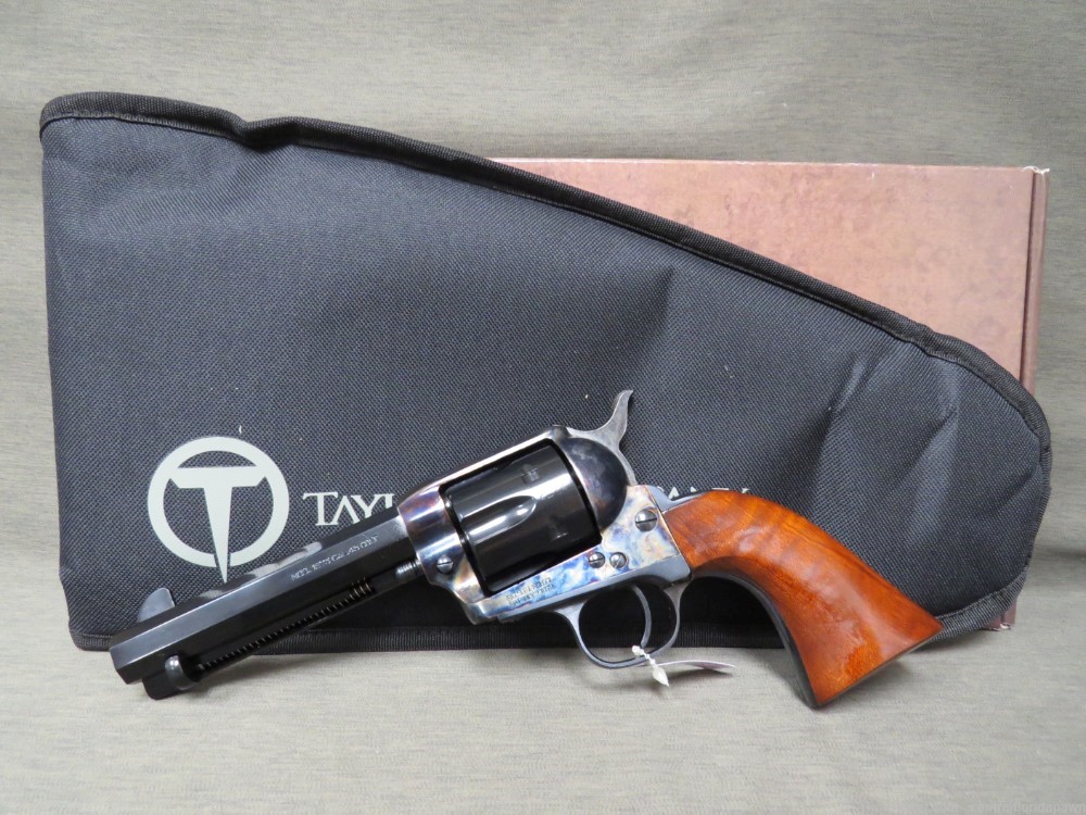 Taylor's Uberti Drifter .45 LC SA Revolver Taylors 556101 4.75" Octagon-img-0