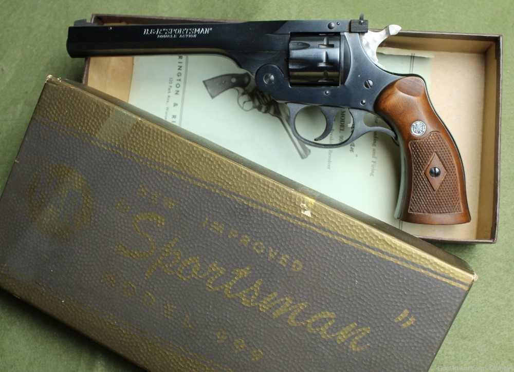 LNIB Harrington & Richardson H&R 999 Sportsman 22 LR  6" DA Revolver-img-0