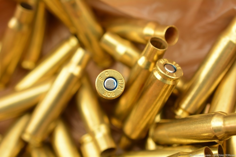 Federal Manufacture Primed 308 Win. Brass -img-0