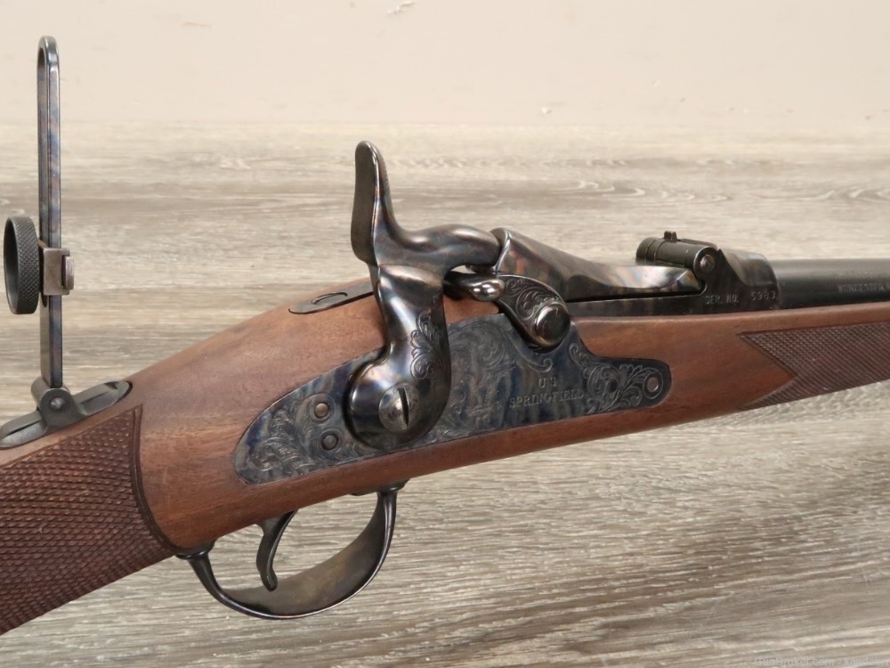 Harrington & Richardson H&R 1873 Officers Model Trapdoor Rifle .45-70 26"-img-2
