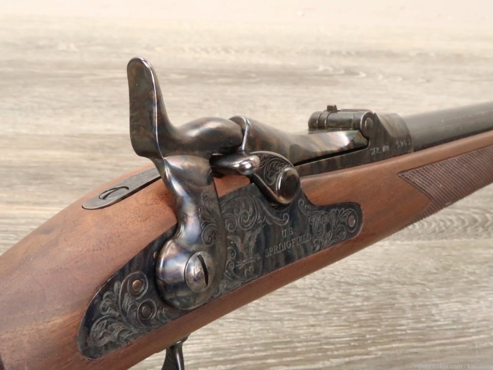 Harrington & Richardson H&R 1873 Officers Model Trapdoor Rifle .45-70 26"-img-17