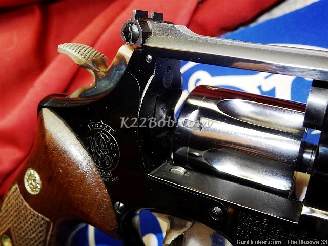 Rare Near Mint Smith & Wesson S&W K-22 Masterpiece 4 screw Revolver in Box -img-26