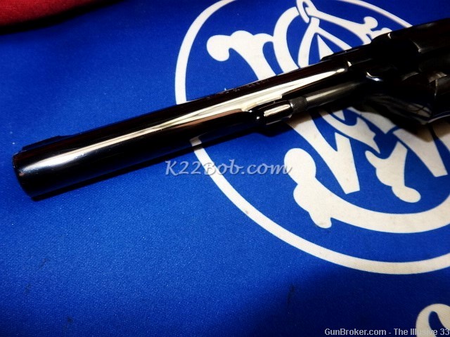 Rare Near Mint Smith & Wesson S&W K-22 Masterpiece 4 screw Revolver in Box -img-11