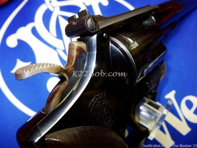 Rare Near Mint Smith & Wesson S&W K-22 Masterpiece 4 screw Revolver in Box -img-14