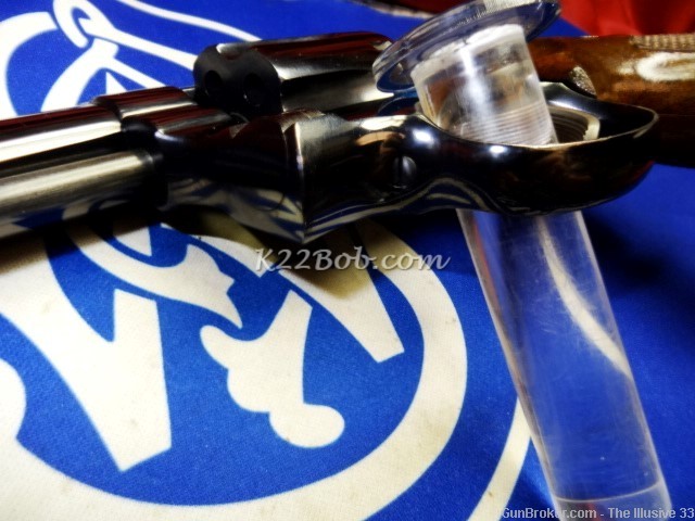 Rare Near Mint Smith & Wesson S&W K-22 Masterpiece 4 screw Revolver in Box -img-12
