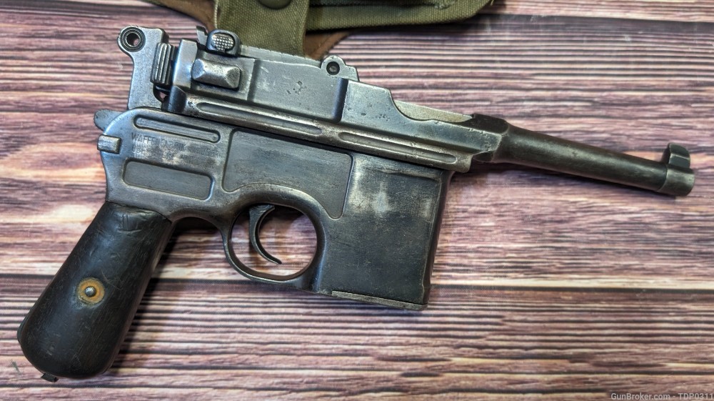 Mauser C96 Broomhandle pistol M1921 Bolo WWI era 7.63 Mauser PENNY START-img-0