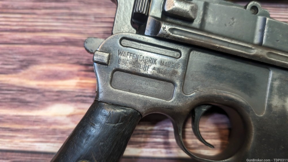 Mauser C96 Broomhandle pistol M1921 Bolo WWI era 7.63 Mauser PENNY START-img-2