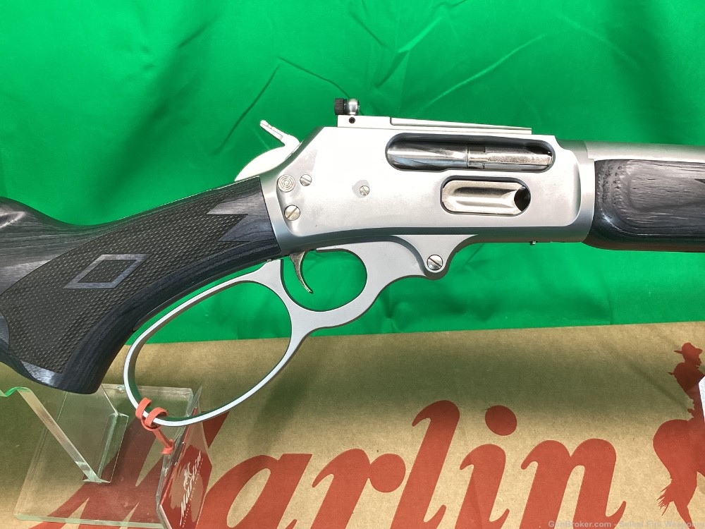 NIB Marlin 1895 Trapper Stainless .45-70 16.17” Threaded Barrel-img-2