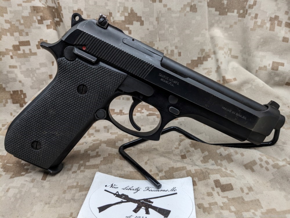 Taurus PT99 AF DA/SA Pistol Blued, 9mm, USED, 1 Mag Adj Sights Good Cond-img-0
