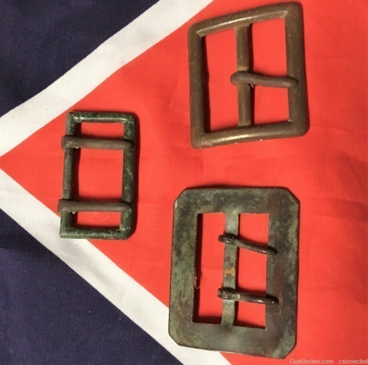 Civil War Frame belt buckles 3 units-img-2