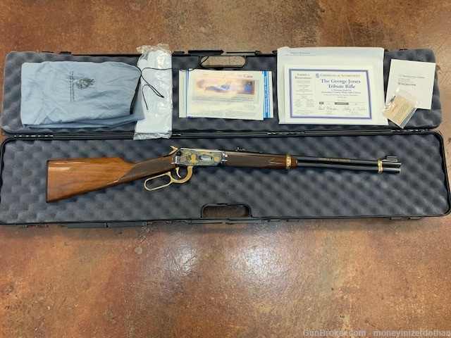 The George Jones Tribute Rifle Winchester 93AE 30-30 NO 52 of 300-img-0