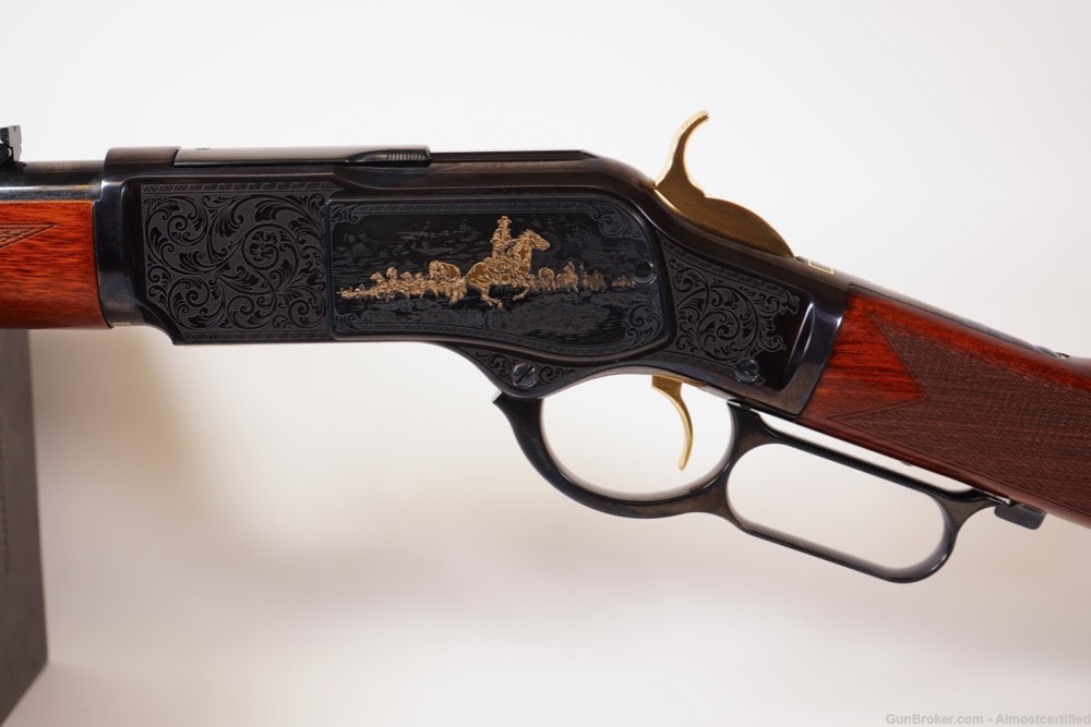 Uberti, 1873 John Wayne Commemorative, .45 Colt, Engraved, Unfired-img-2