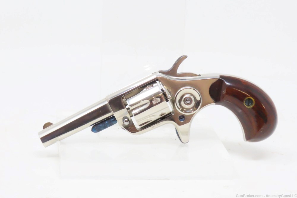 Very Nice FACTORY BOXED Antique COLT NEW LINE .22 RF Pocket Revolver 7-SHOT-img-4