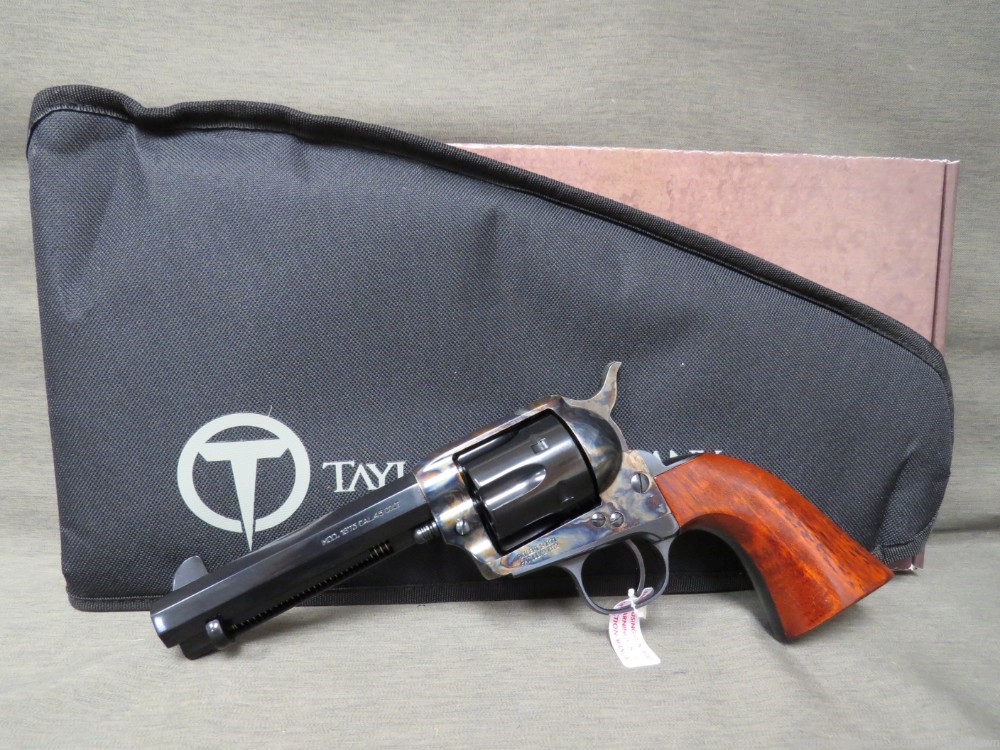 Taylor's Uberti Drifter .45 LC SA Revolver Taylors 556101 4.75" Octagon-img-0