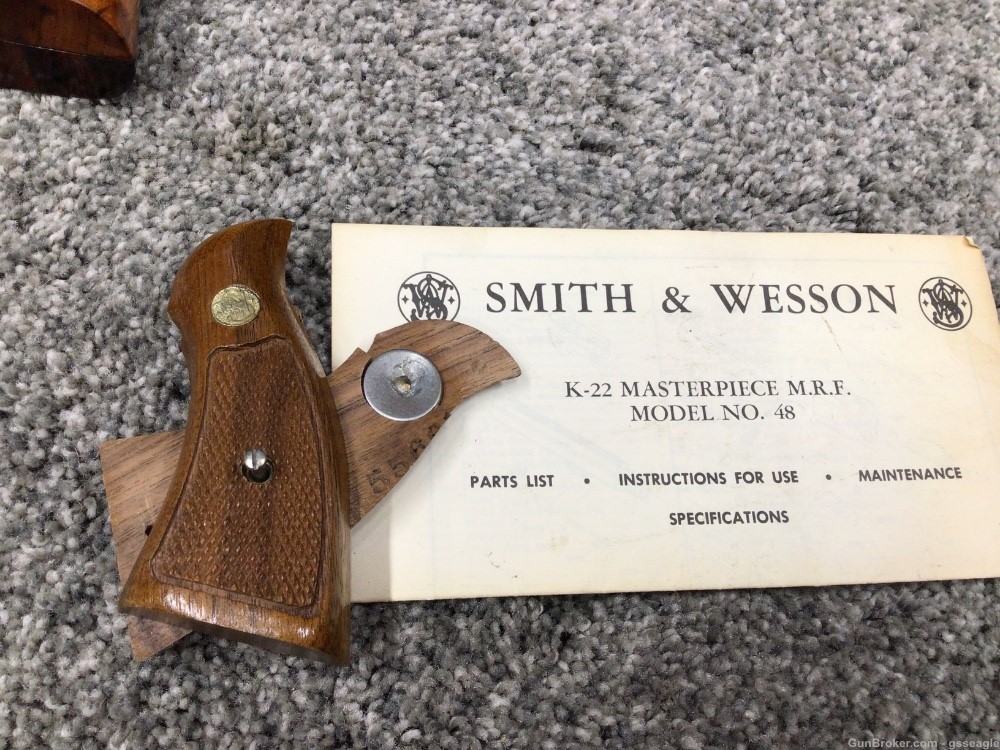 Smith & Wesson - 48-3 22LR & Mag - 6” - Target Hammer/Trigger - K22-img-21
