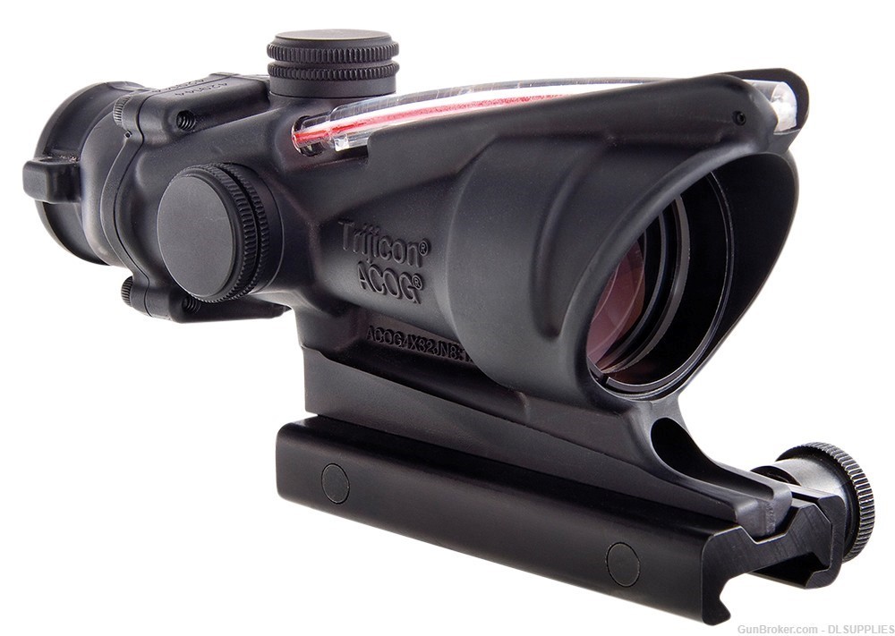 TRIJICON 100215 ACOG 4X32MM ILLUMINATED RED CHEVRON .223/5.56 BDC RETICLE-img-1