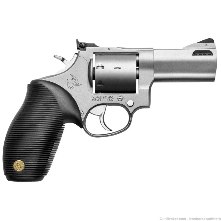 Taurus Model 692 Revolver 357 Mag / 9mm 3" Ported 7 Round 2 Cylinders -img-0