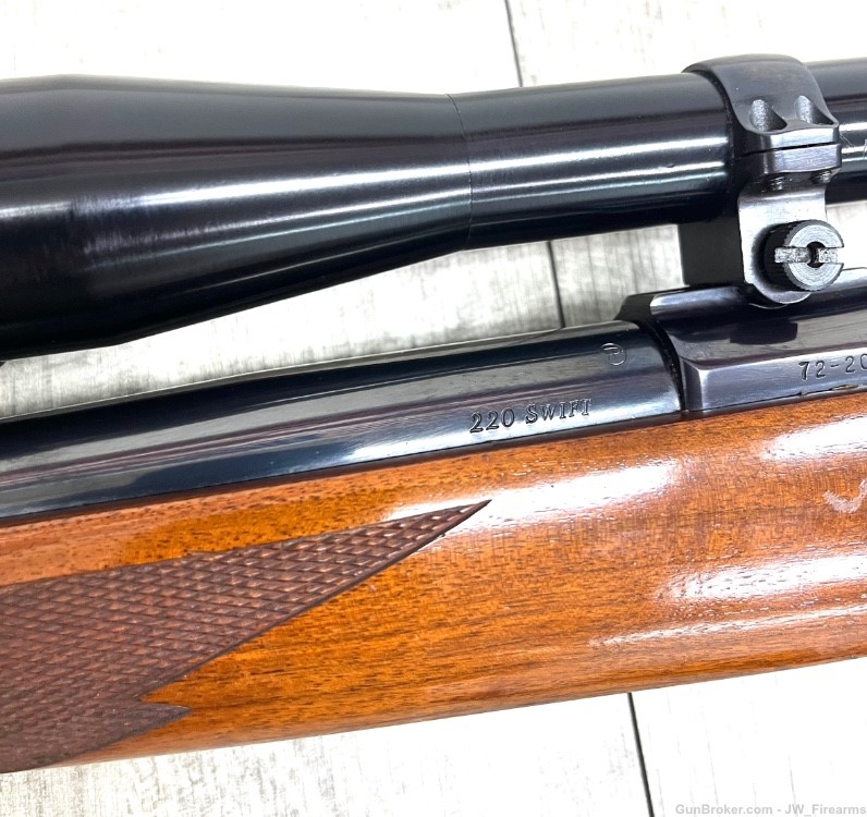 RUGER M77 .220 SWIFT EXCELLENT CONDITION HEAVY VARMINT BARREL-img-8