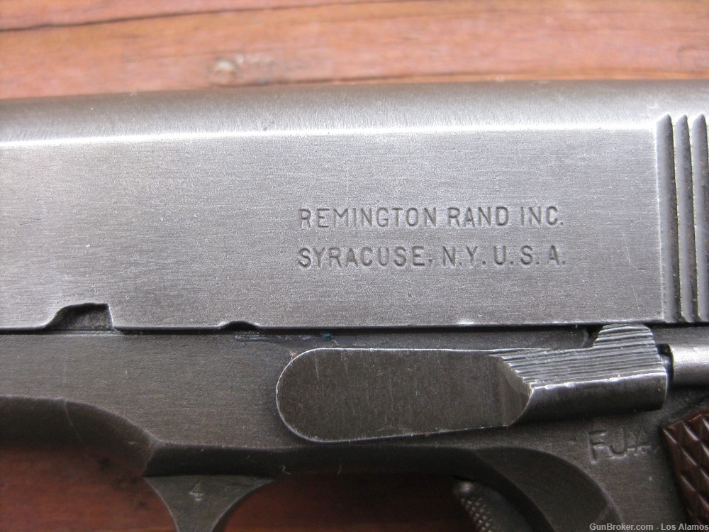 Remington Rand, 1911A1, like Colt, WW2, 45 ACP with holster-img-3