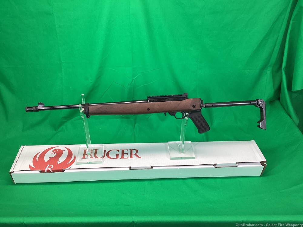 NIB Ruger 10/22 A-Team Stock .22 LR Folding Stock Threaded Barrel 16.4”-img-1