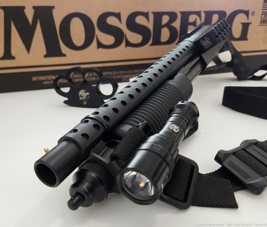 Mossberg 590 Shockwave SPX Shotgun Pump Action 12 Ga w/ GG&G 1913 Mount-img-13