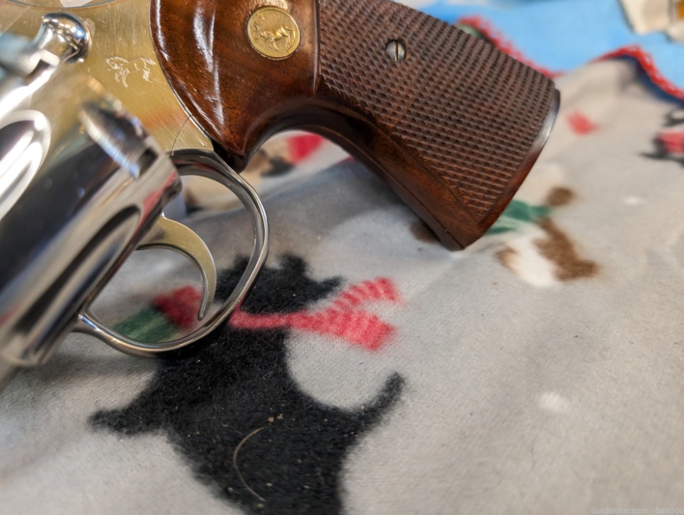 Rare 1973 Colt Python 2.5" Factory Nickel 357 Magnum gorgeous revolver wow-img-45