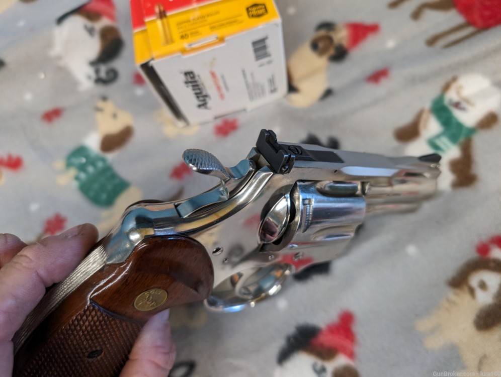 Rare 1973 Colt Python 2.5" Factory Nickel 357 Magnum gorgeous revolver wow-img-37