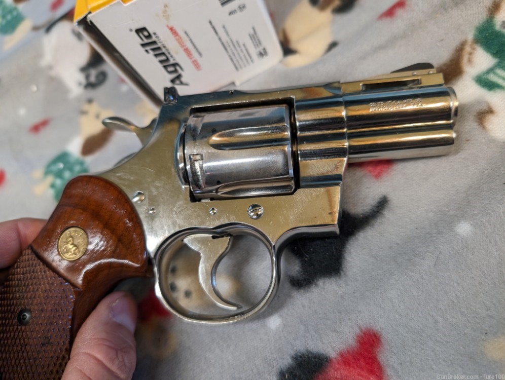 Rare 1973 Colt Python 2.5" Factory Nickel 357 Magnum gorgeous revolver wow-img-35