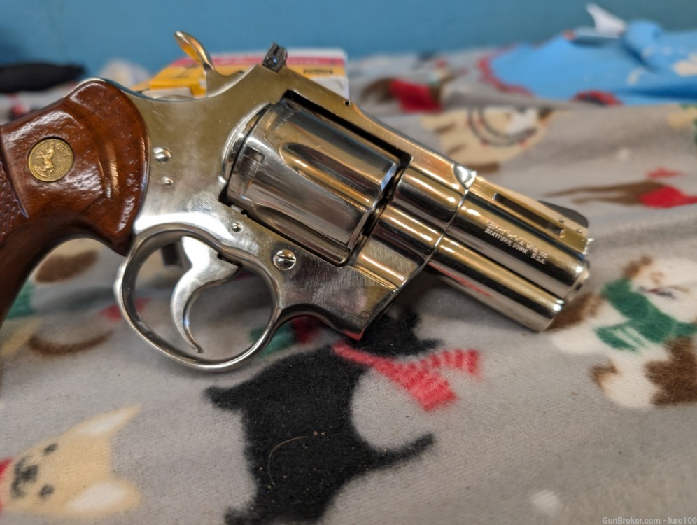 Rare 1973 Colt Python 2.5" Factory Nickel 357 Magnum gorgeous revolver wow-img-23