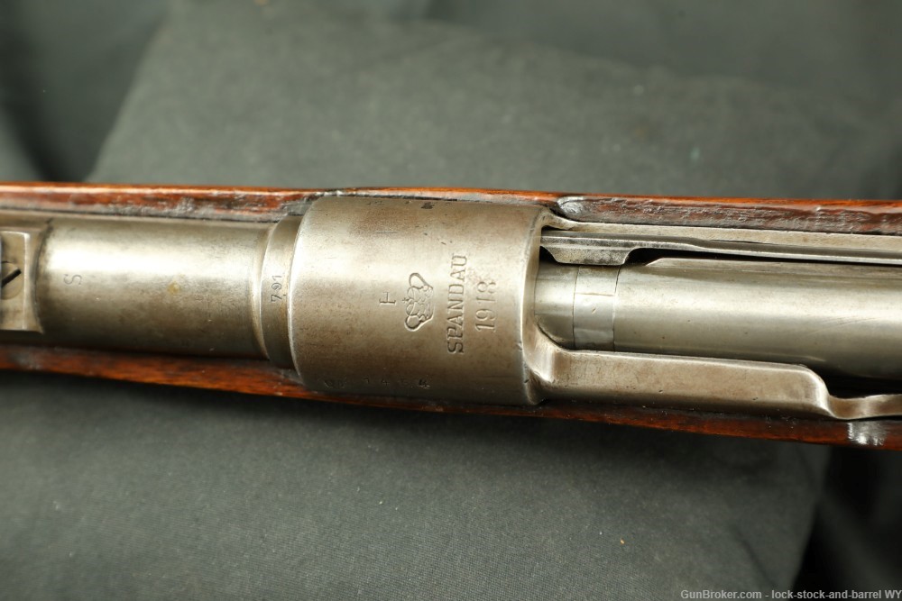 Spandau Gewehr 98 30” Barrel in 8mm Mauser Bolt Action Rifle, 1918 C&R-img-29