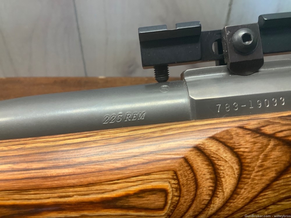 1995 Ruger M77 MK II Single Shot 26” 223 Rem Stainless Steel Laminate Stock-img-10