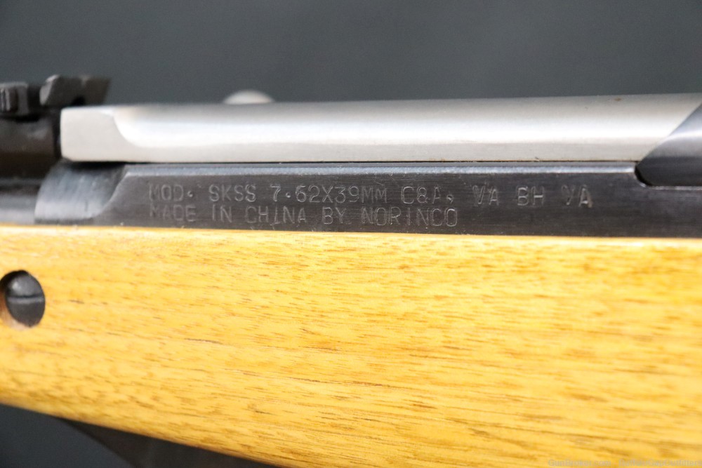 Norinco SKS Carbine 7.62x39 Semi Auto Rifle w/ Bayonet + Original Sling-img-9