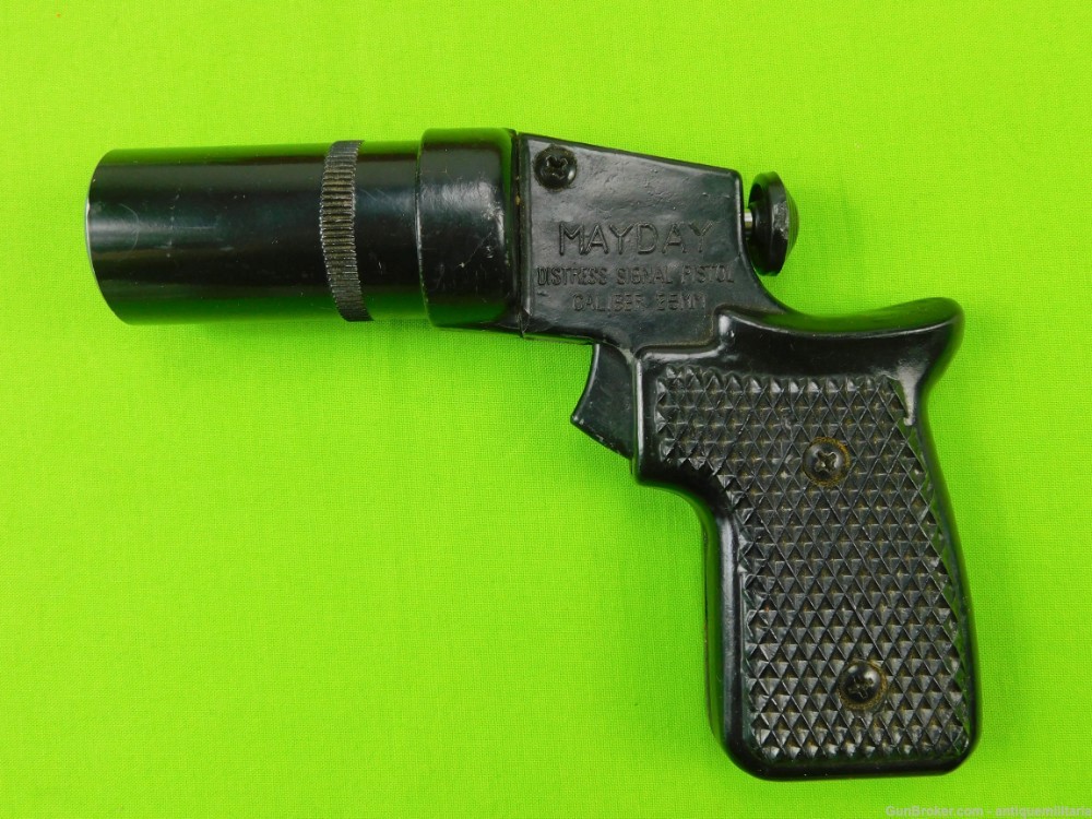 Vintage US Mayday Japan Made 25 mm Flare Gun Signal Pistol-img-1