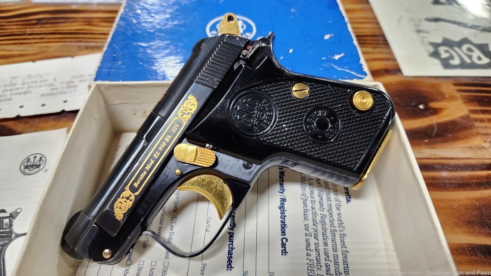 Beretta EL 950 BS 22 short Tip Up Barrel Pistol -img-0