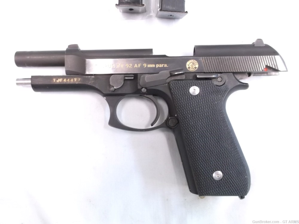 TAURUS M92,9MM, GOLD&SS Accents, HOGUE grips,2-hi-cap mags.READ AUCTION, -img-5