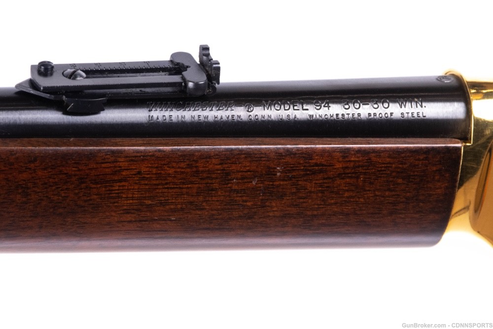 Winchester Model 94 RARE 1973 Yellow Boy Carbine 20" .30-30 Win -img-10