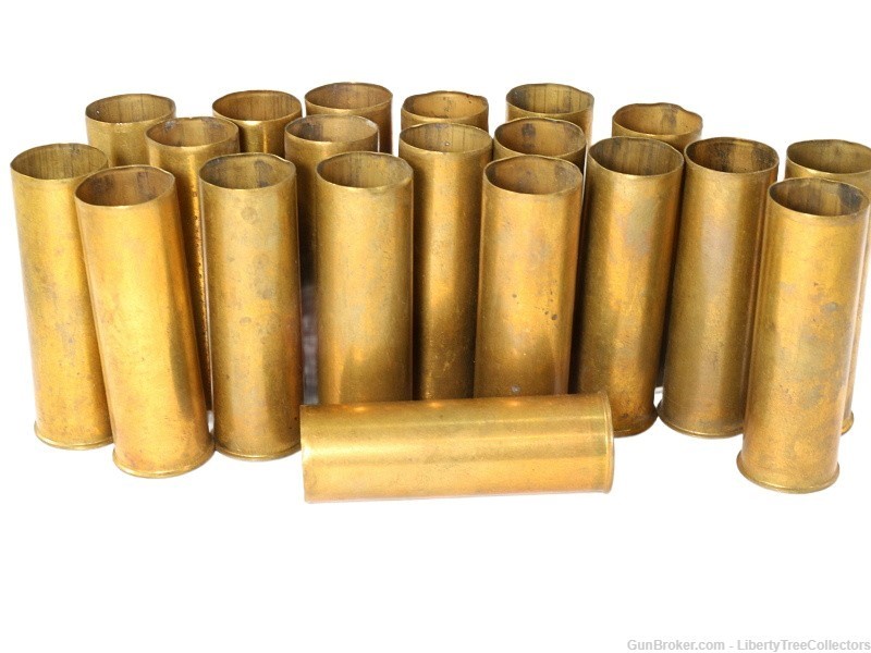 Lot of Vintage Brass Rem-UMC 12 Gauge Empty Shotgun Cases -img-0