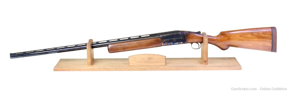 Lefever Arms Trap Gun Single Shot 12GA  32" 1rd Case Hardened Walnut Stock-img-0