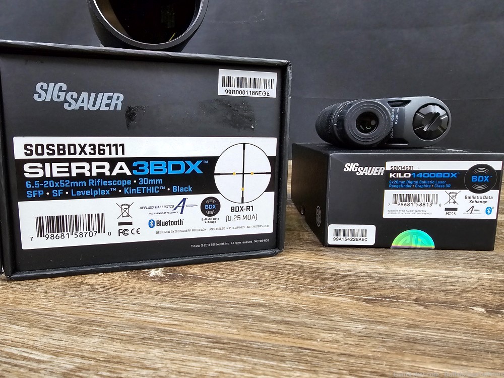 Sig Sauer Sierra 3BDX Scope and Kilo 1400 BDX Ranger Finder Combo *LNIB*-img-4