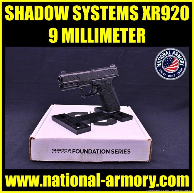 SHADOW SYSTEMS XR920 9MM 4”BBL 17+1 CAP MOS FACTORY BOX-img-0