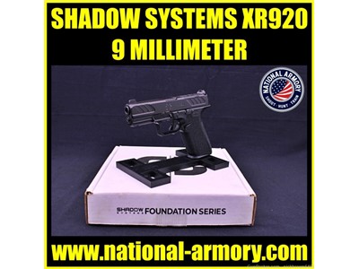 SHADOW SYSTEMS XR920 9MM 4”BBL 17+1 CAP MOS FACTORY BOX