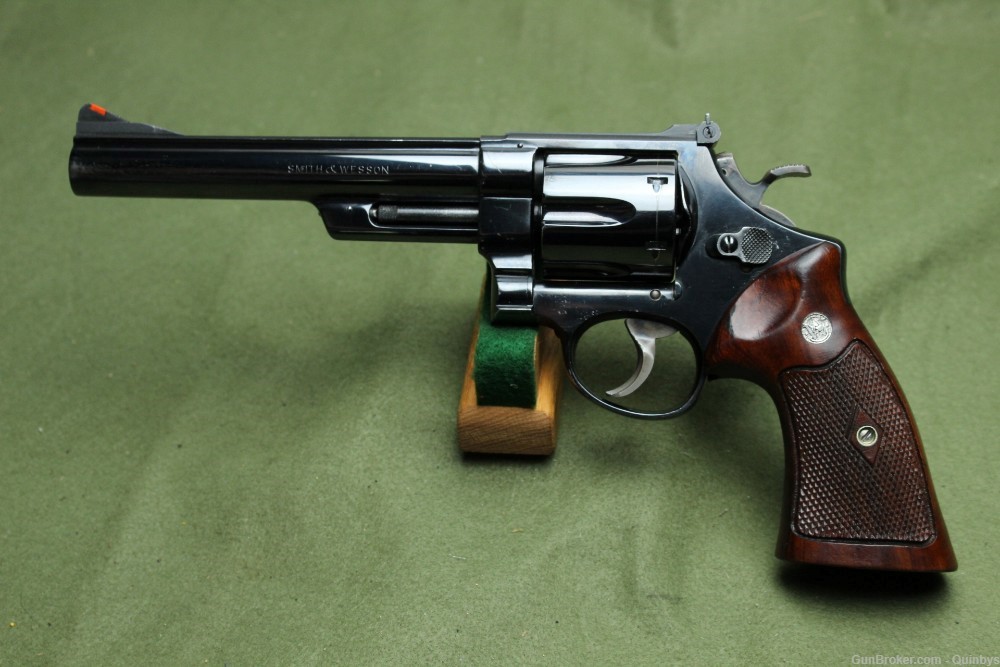1956-57 Smith & Wesson Pre 29 5 Screw 44 Mag 6 1/2 inch Revolver Coke Grips-img-0