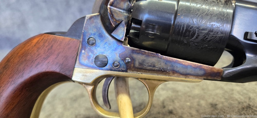 Flli Pietta 1861 Navy 44 cal 8" Black Powder Revolver w HOLSTER| No FFL-img-12