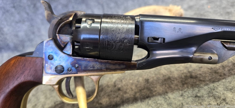 Flli Pietta 1861 Navy 44 cal 8" Black Powder Revolver w HOLSTER| No FFL-img-11